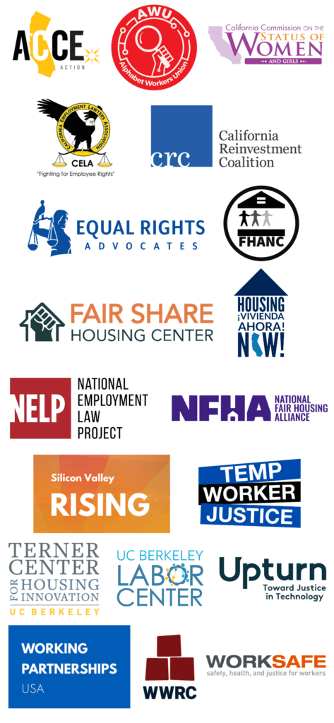 Logos of our advocacy partners